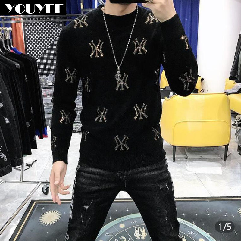 Men Sweater Casual Fashion Hot - Winter Clothing English のレビューと価格
