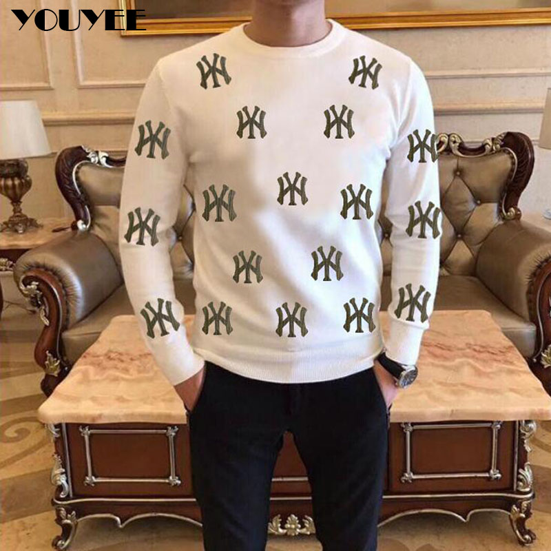 Men Sweater Casual Fashion Hot - Winter Clothing English のレビューと価格