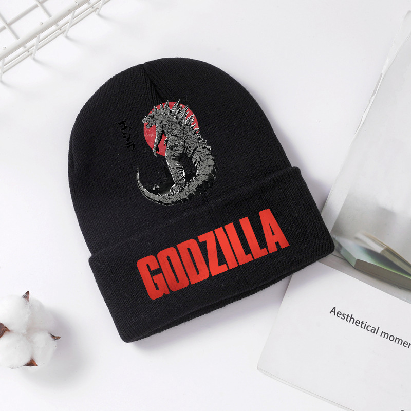 Godzilla Knitted Hat Winter Sp - Winter Clothing For Kids のレビューと価格