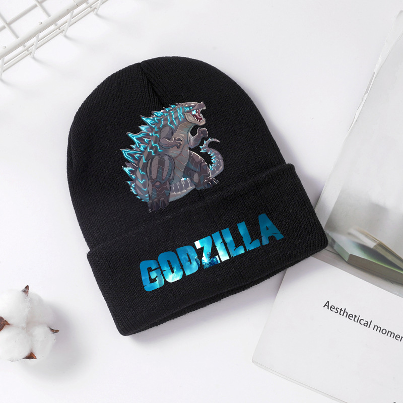 Godzilla Knitted Hat Winter Sp - Winter Clothing For Kids のレビューと価格