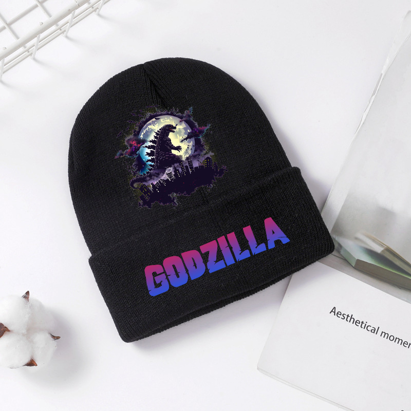 Godzilla Knitted Hat Winter Sp - Winter Clothing For Kids のレビューと価格