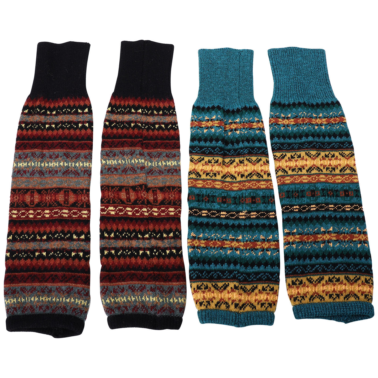 2Pairs Wool Leg Warmer Chic Un - Winter Clothing Leg Warmers のレビューと価格